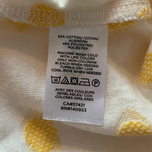 NWT! LOFT Clip Dot Peplum Top - Picture 7 of 7